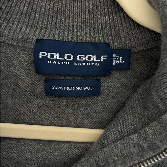 POLO GOLF Merino Wool Sweater Vest - Picture 3 of 4